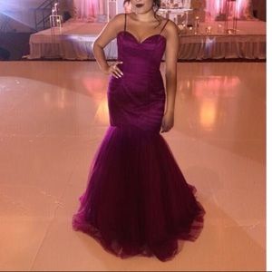 Mermaid evening dress